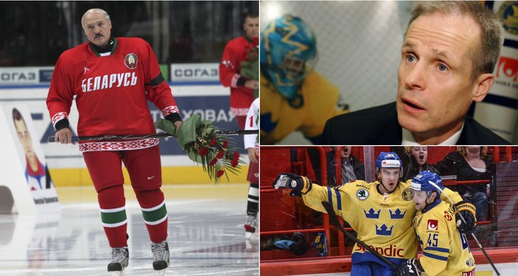 Vitryssland, Tre Kronor, Lukasjenko, ishockey, Ishockey-VM